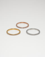 Minimal Cubic Zirconia Ring