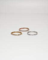 zir tennis eternity ring(stainless steel)