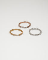 zir tennis eternity ring(stainless steel)