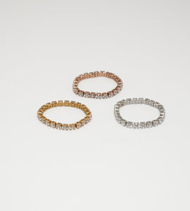zir tennis eternity ring(stainless steel)