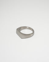 Matte Square Signet Ring(stainless steel)