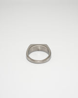 Matte Square Signet Ring(stainless steel)