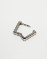 square hoop pierce(stainless steel)