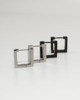 square hoop pierce(stainless steel)