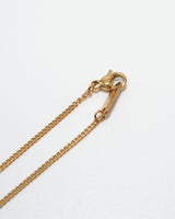 Oval Rice Chain Necklace(stainless steel)