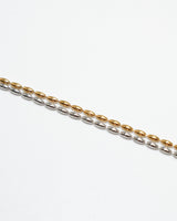 Oval Rice Chain Bracelet(stainless steel)