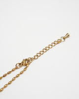 Oval Rice Chain Bracelet(stainless steel)