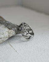Cuban Chain Wide Ring(stainless steel)