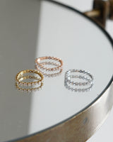 zir tennis eternity ring(stainless steel)
