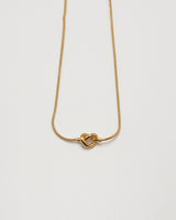 knot snake chain necklace(stainless steel)