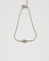 knot snake chain bracelet(stainless steel)