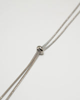 nfinite sliding lariat necklace(stainless steel)