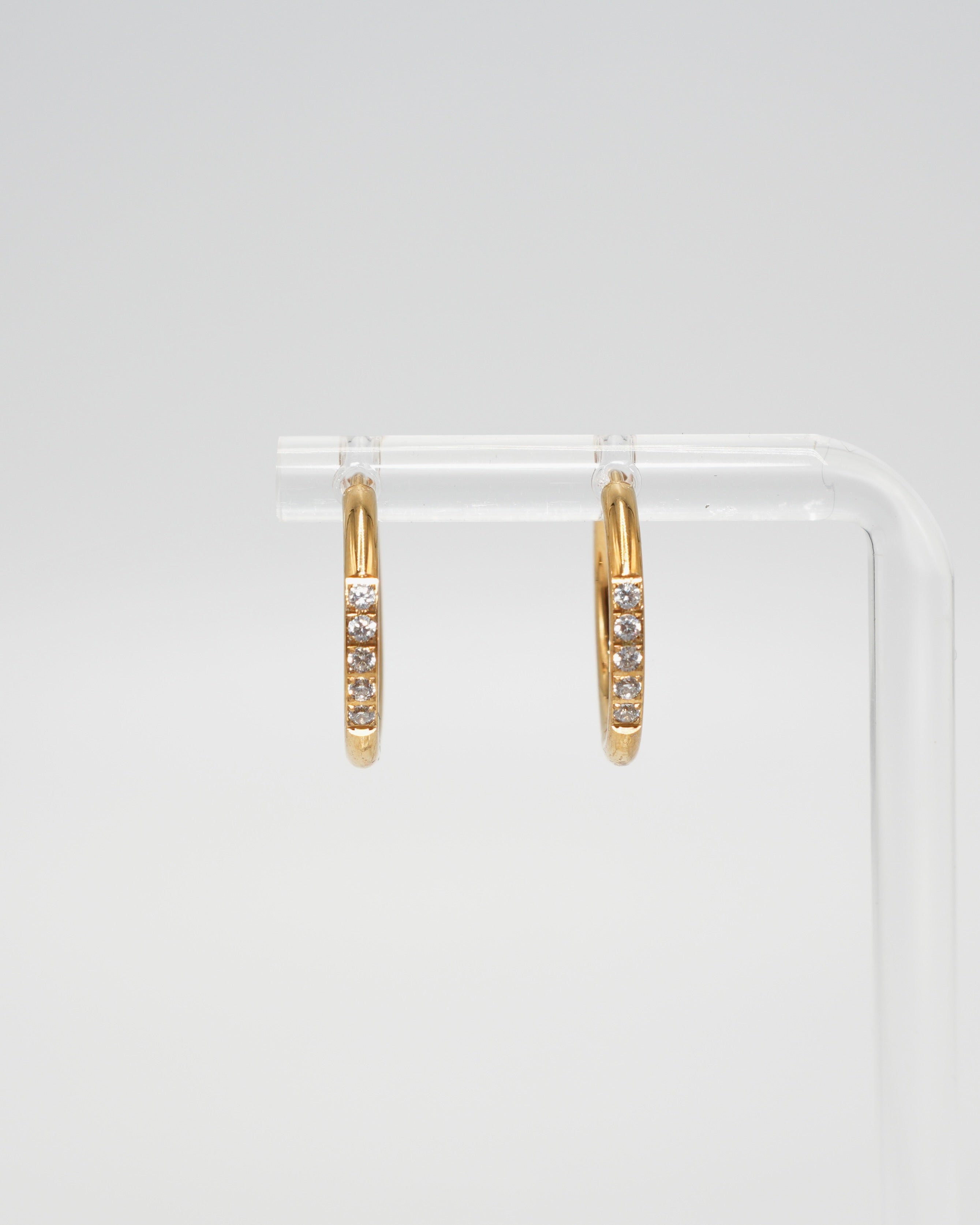 cubic zir mini hoop pierce(stainless steel) – beller