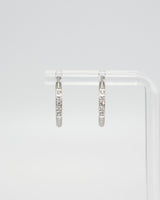 cubic zir mini hoop pierce(stainless steel)