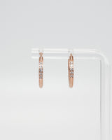 cubic zir mini hoop pierce(stainless steel)