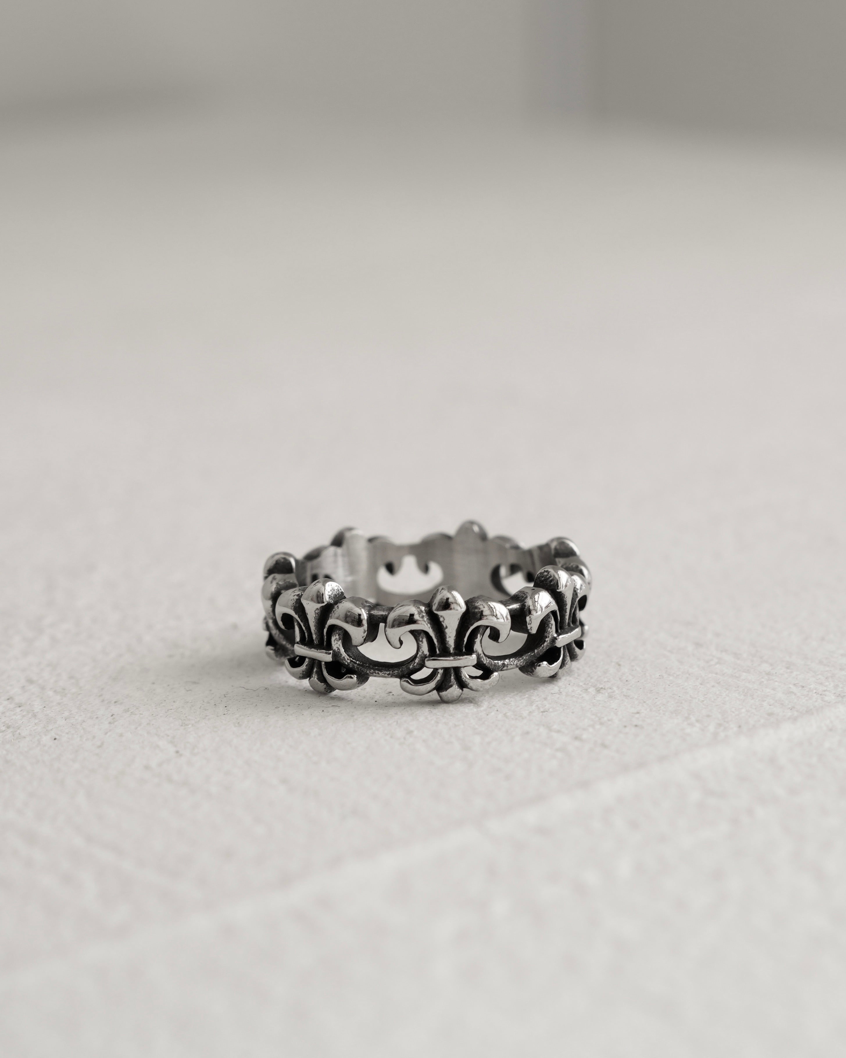 Gothic Cross Chain Ring（stainless steel） – beller