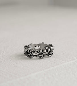 Gothic Cross Chain Ring（stainless steel）