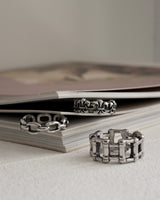 Gothic Cross Chain Ring（stainless steel）