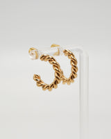 twist hoop pierce(stainless steel)