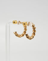 twist hoop pierce(stainless steel)