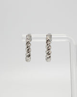 twist hoop pierce(stainless steel)