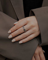 oval link ring(stainless steel)
