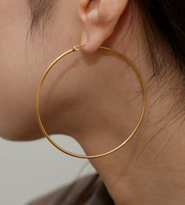 large hoop pierce(stainless steel)