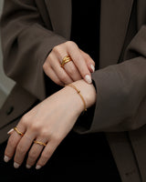ribbon snake stainless bracelet ( stainless steel )