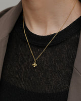 mini cross necklace(stainless steel)