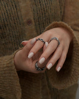 oval link ring(stainless steel)