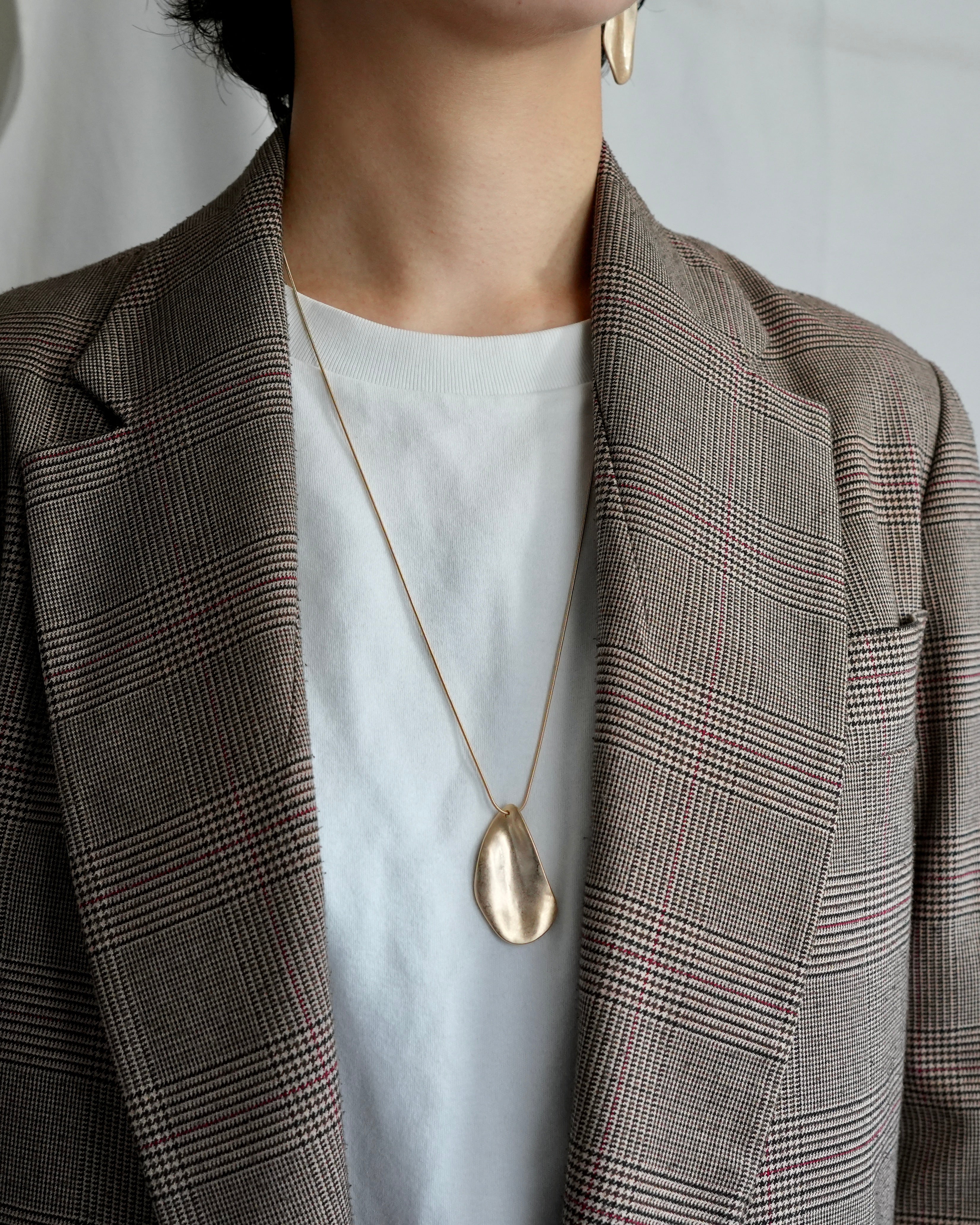 limp plate necklace - beller