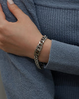 curb chain stainless bracelet (stainless steel)