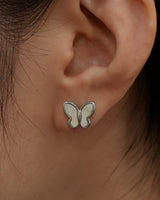butterfly shell stud pierce(stainless steel)