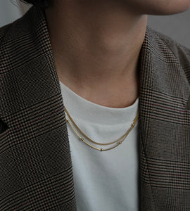 dot & smooth necklace