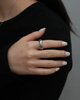 triple union stainless ring
