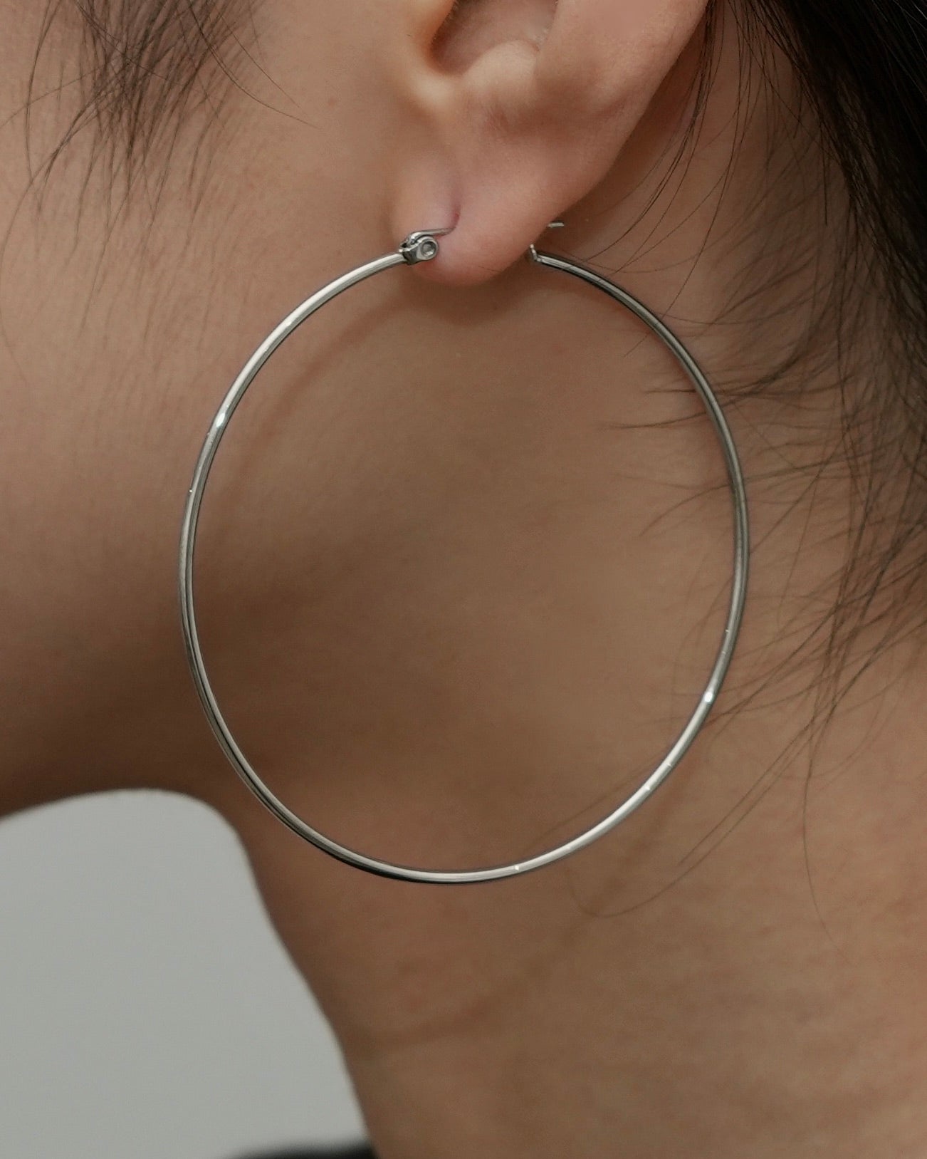 luijewelry big hoop ピアス　片耳 large hoop pierce(stainless steel) – beller