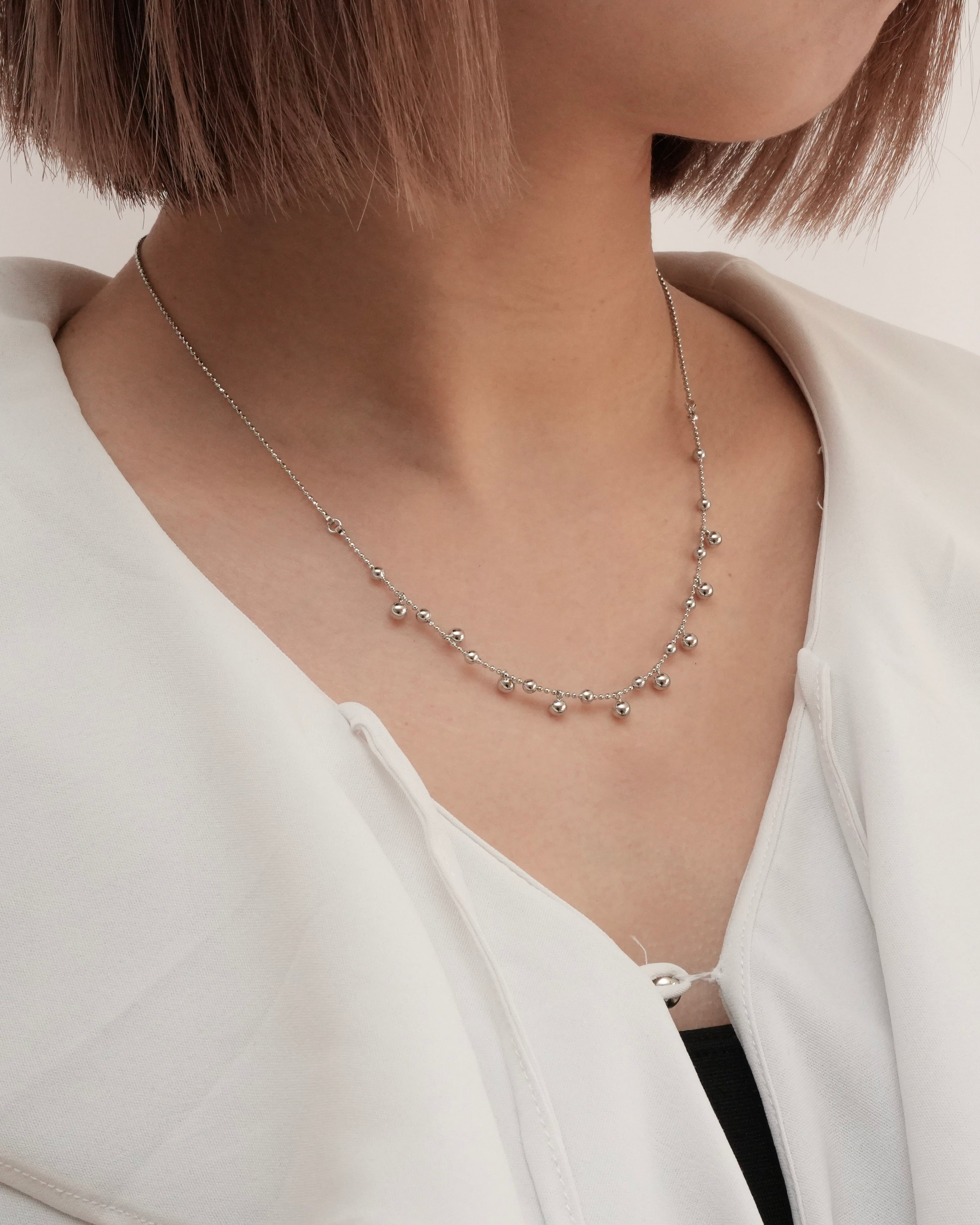 shiny grain necklace - beller