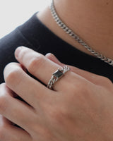 square stone curb chain ring(stainless steel)