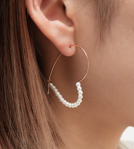 heart hook pearl pierce