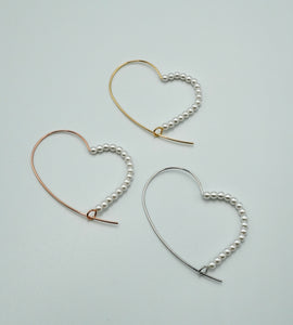 heart hook pearl pierce