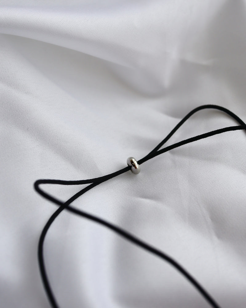 clear heart necklace