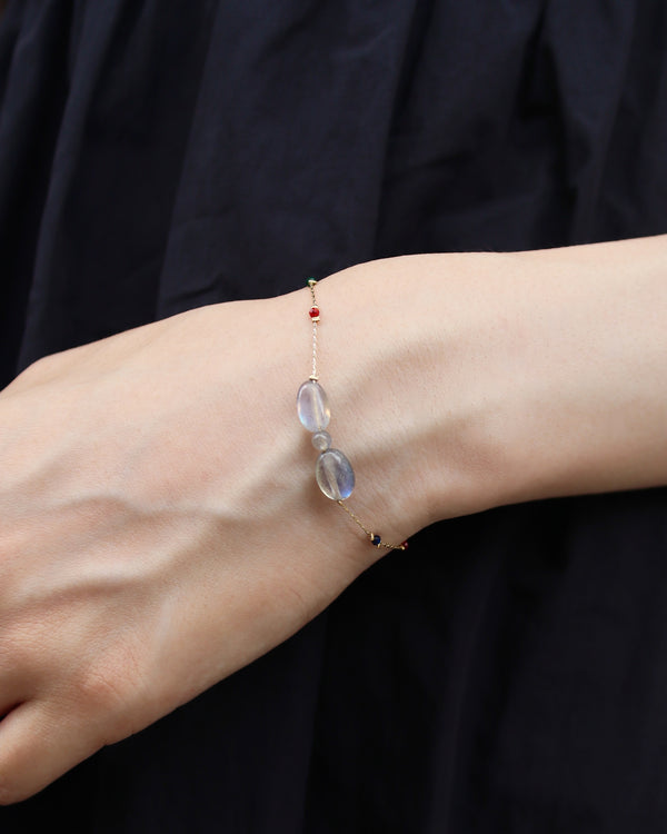 encrust gemstone bracelet