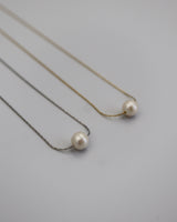 dainty pearl necklace