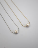 dainty pearl necklace