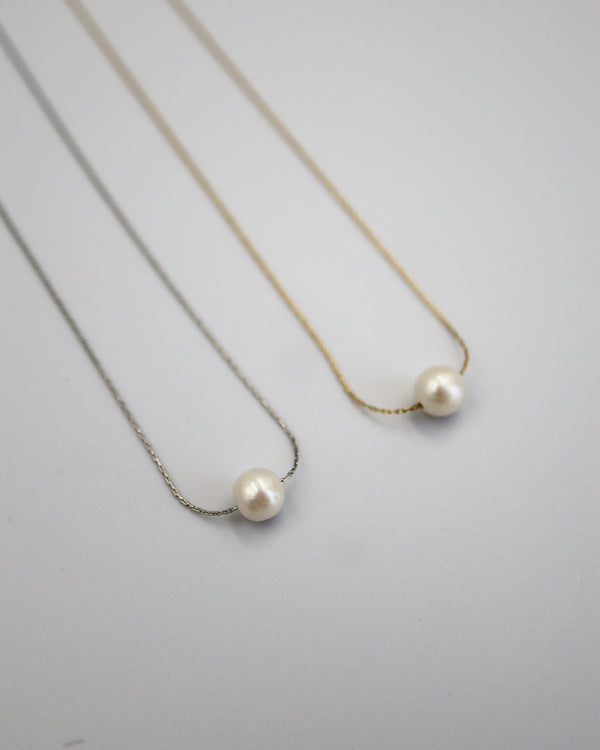 dainty pearl necklace