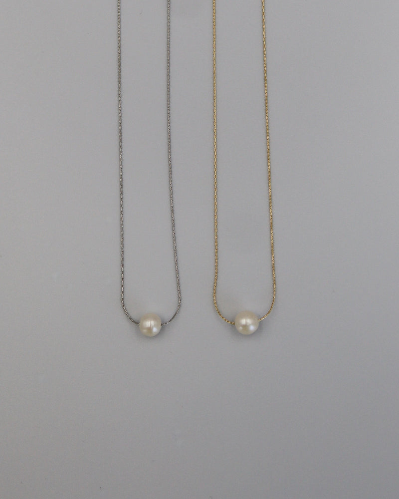 dainty pearl necklace