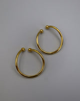 rounded bend ear cuff set