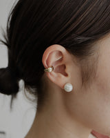 beans clip earring & ear cuff set