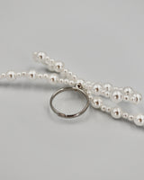 pearl ribbon ring