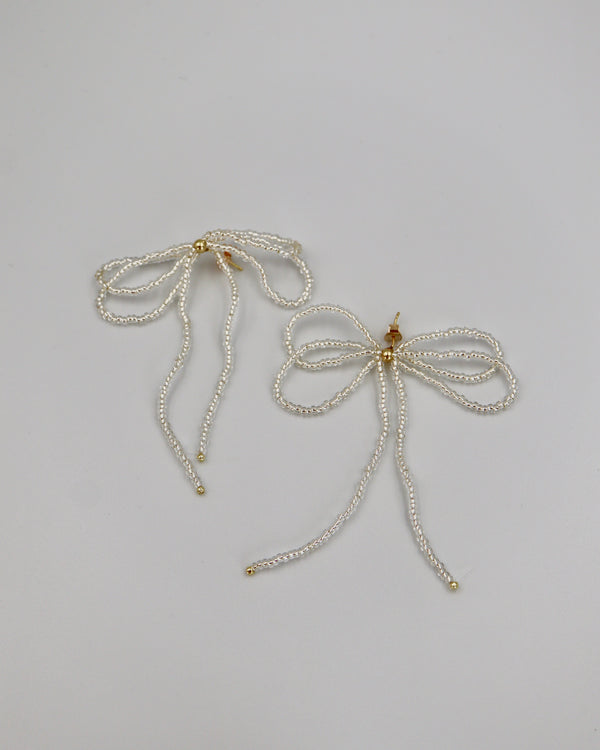 beads ribbon pierce